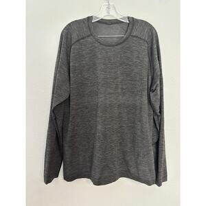 Lululemon Men's Tech Vent Grey Long Sleeve Shirt XL